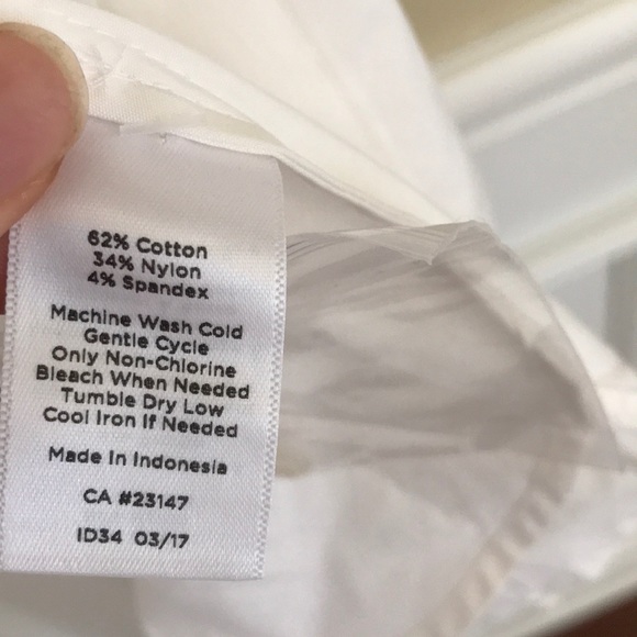 Talbots white blouse - Picture 6 of 11